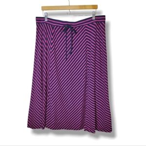 T By Talbots Pull On Stretch Skirt Casual Comfort Cotton Modal 2XP Petite